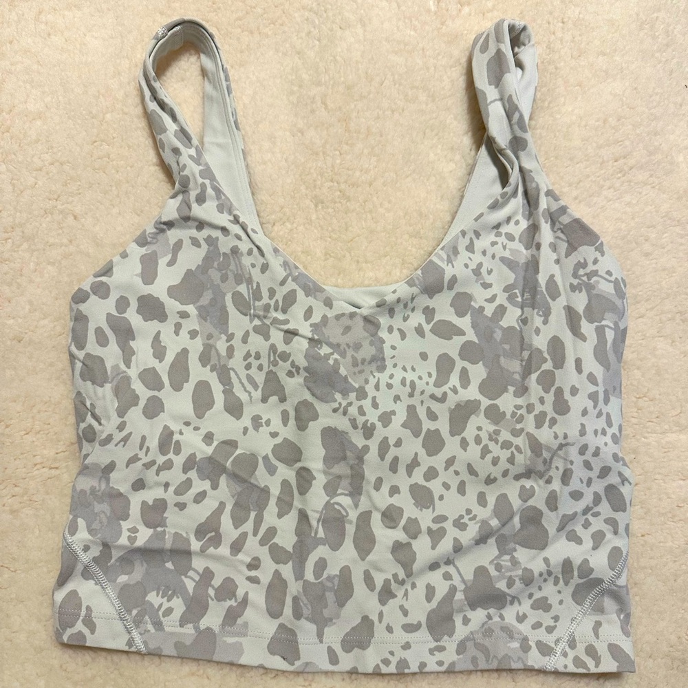 Like new Lululemon Align Top in Leopard